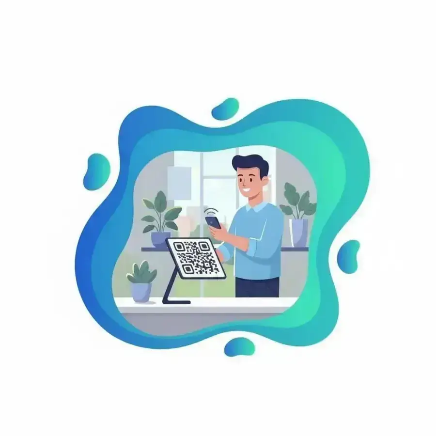 Utilisateur scannant un QR code sur un produit pour accéder au service après-vente Verisav